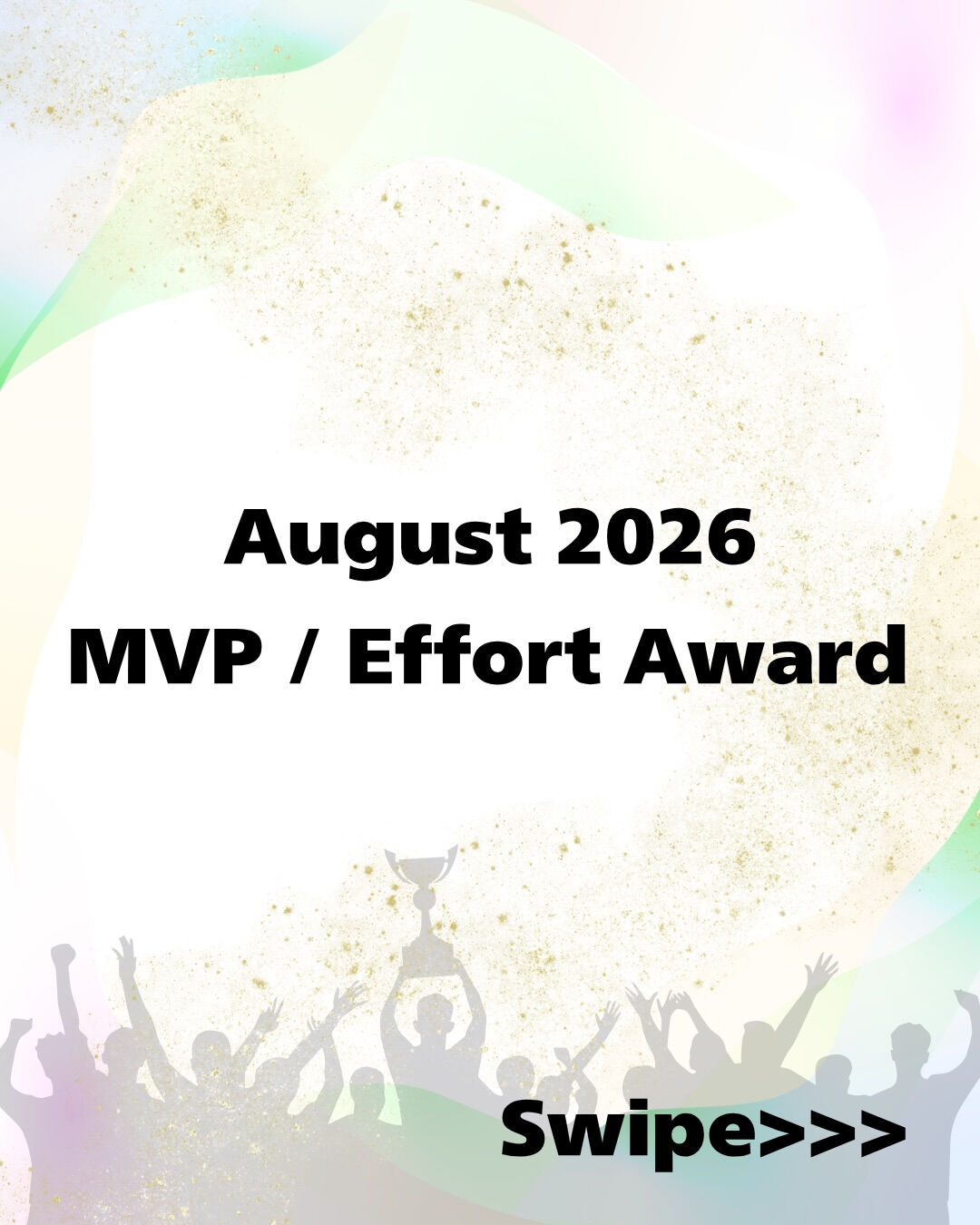 🏆✨ 先日8月のMVP・努力賞の表彰を行いました👏🏻