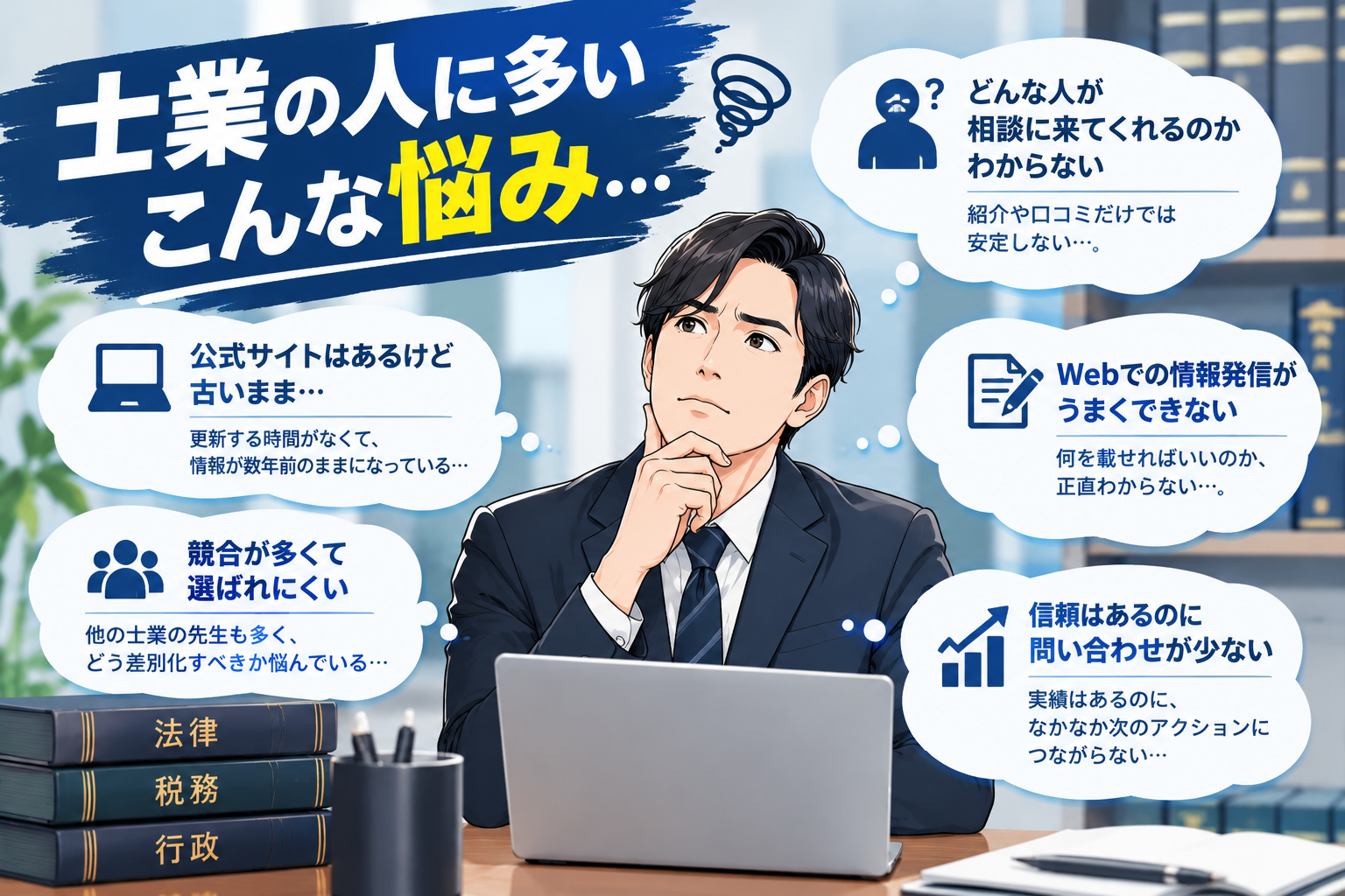 士業がホームページを持つメリット5選⭐信頼性を高めて問い合わせにつなげる方法💡